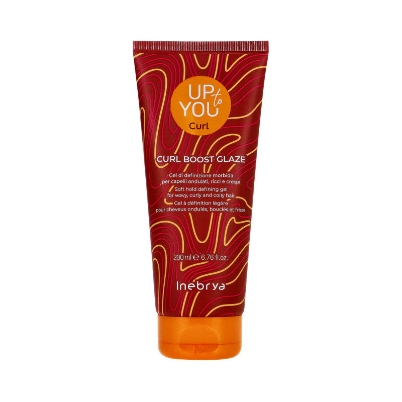 INEBRYA UP TO YOU CURL BOOTS GLAZE Teksturyzujący żel do włosów kręconych 200 ml