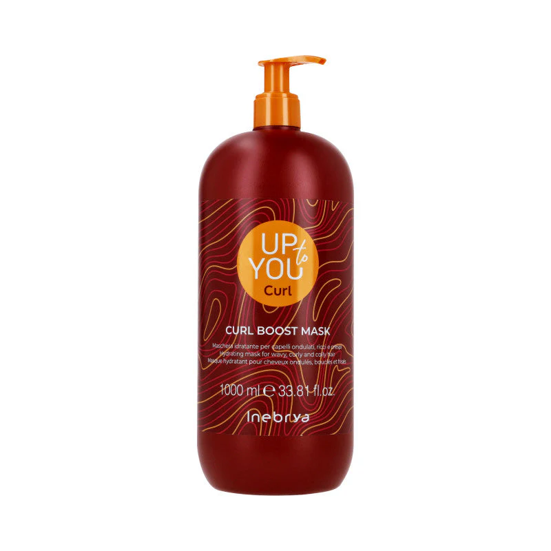 INEBRYA UP TO YOU CURL BOOTS Nawilżająca maska podkreślająca skręt włosów 1000 ml