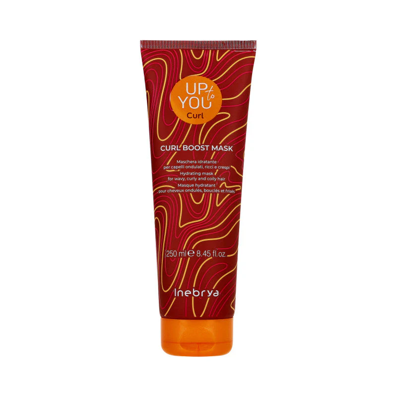 INEBRYA UP TO YOU CURL BOOTS Nawilżająca maska podkreślająca skręt włosów 250 ml