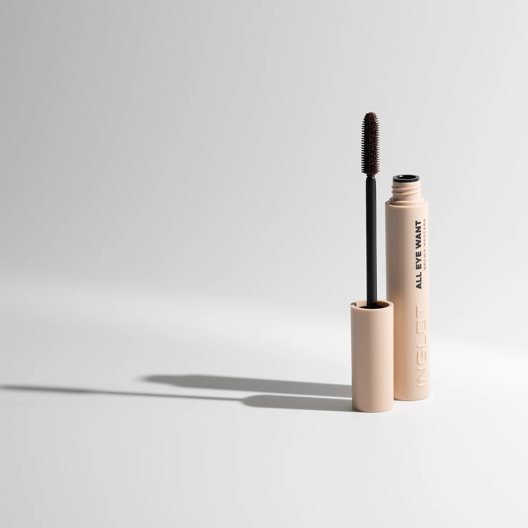 INGLOT ALL EYE WANT Brązowy tusz do rzęs 5 ml - Image 6