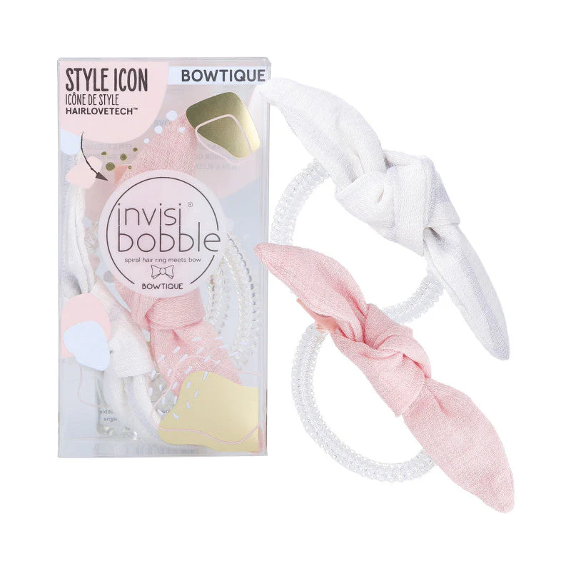 INVISIBOBBLE BOWTIQUE Zestaw gumek do włosów Nordic Breeze Lemming 2 szt.