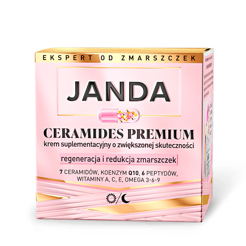 JANDA CERAMIDES PREMIUM Krem suplementacyjny o zwiększonej skuteczności, regeneracja i redukcja zmarszczek 50 ml - Image 2