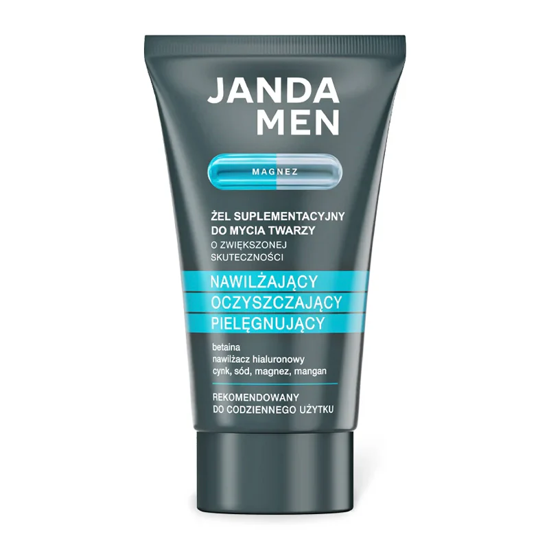 JANDA MEN CLEANSING Męski żel do mycia twarzy z magnezem 150 ml