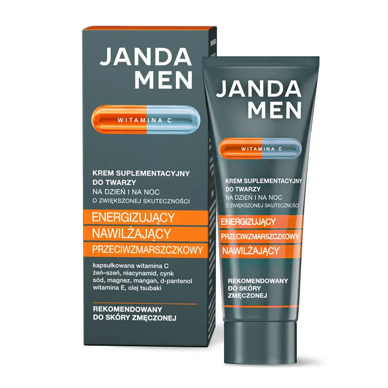 JANDA MEN SUPLEMENT Męski krem witaminowy na dzień i na noc 50 ml