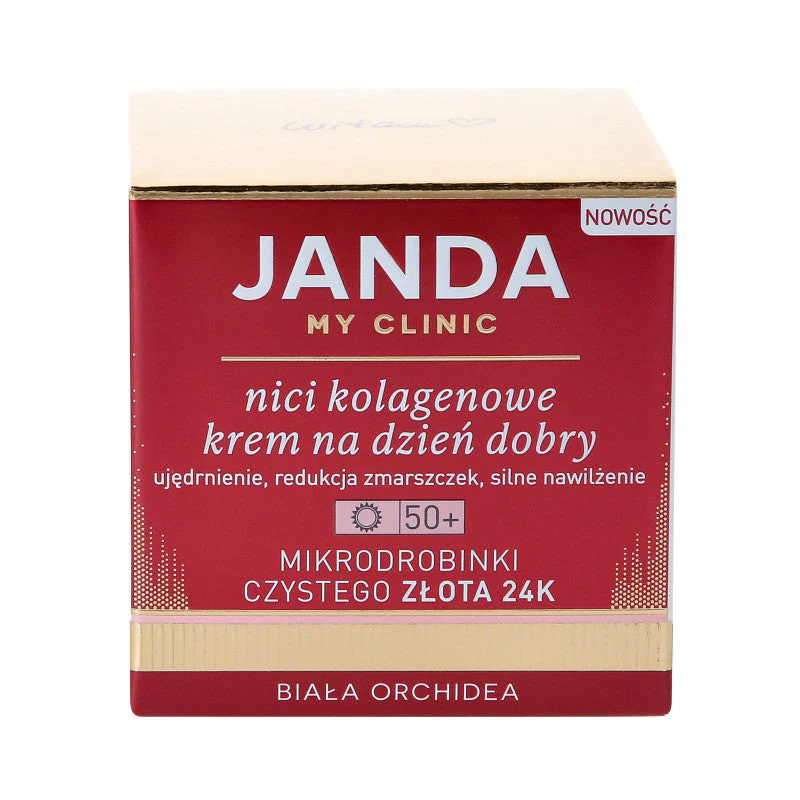 JANDA MY CLINIC 50+ Nici kolagenowe, przeciwzmarszczkowy krem na dzień dobry 50 ml