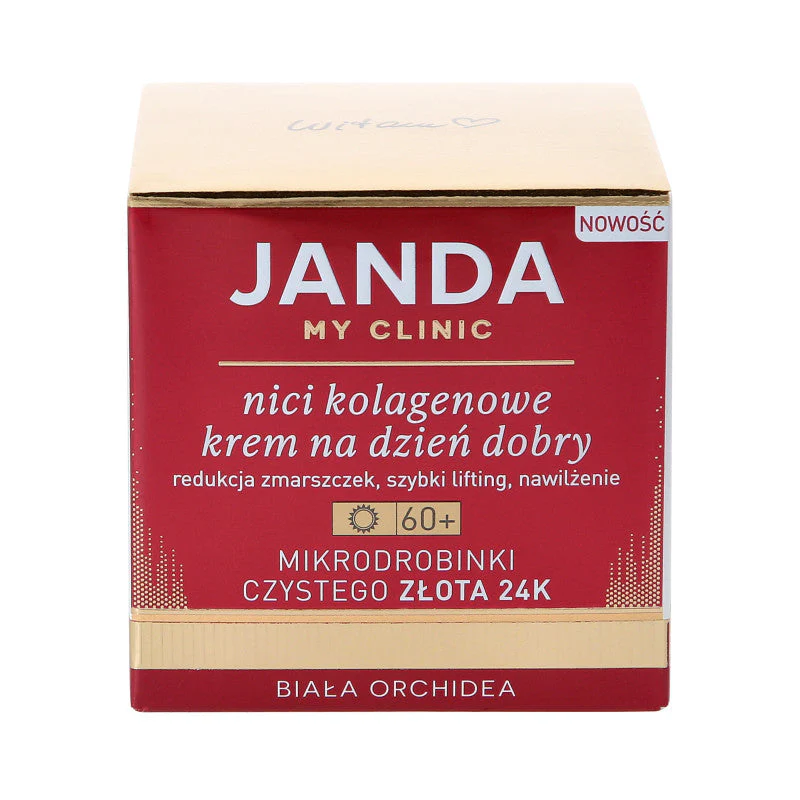 JANDA MY CLINIC 60+ Nici kolagenowe, przeciwzmarszczkowy krem na dzień dobry 50 ml