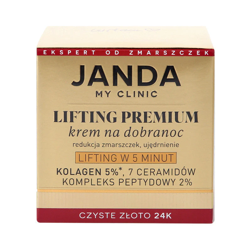 JANDA MY CLINIC LIFTING PREMIUM Liftingujący krem na dobranoc 50 ml