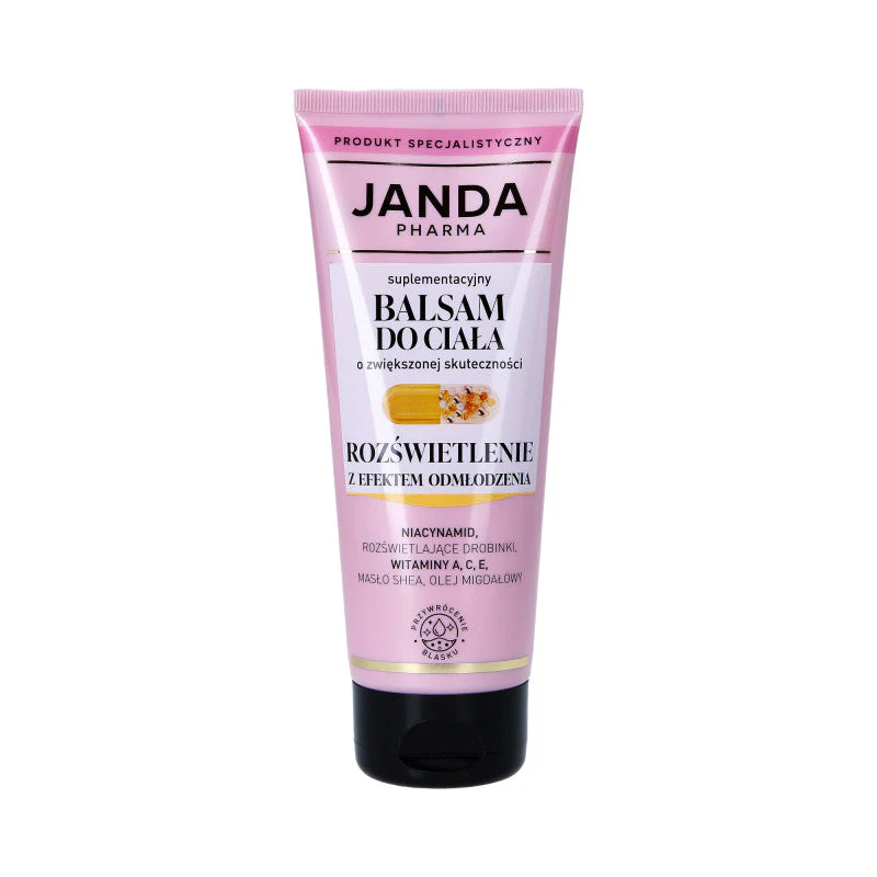 JANDA PHARMA Rozświetlający balsam do ciała z efektem odmłodzenia o zwiększonej skuteczności 200 ml