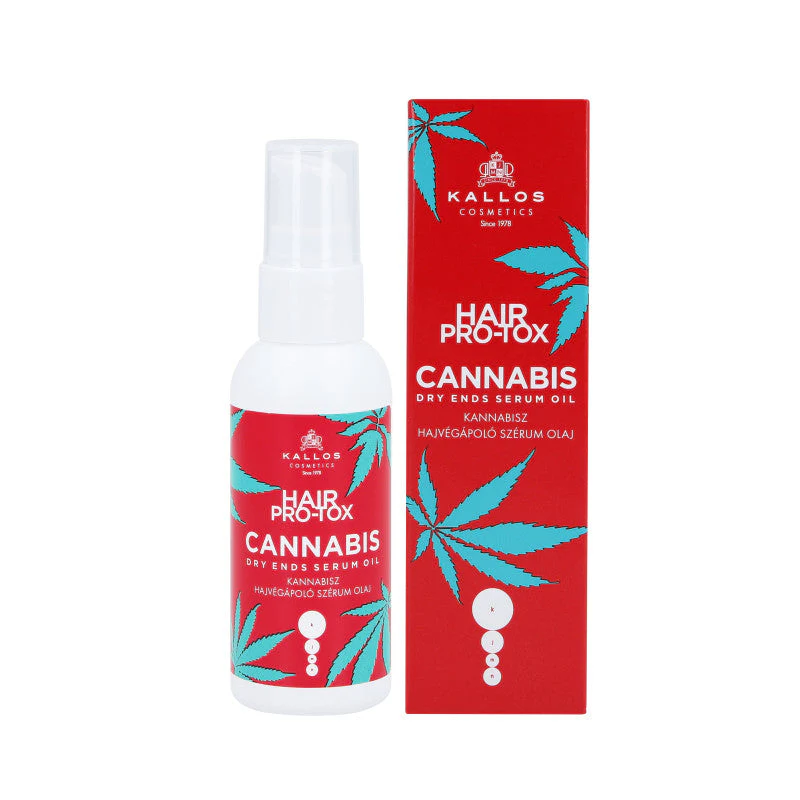KALLOS KJLM HAIR PRO-TOX CANNABIS Olejkowe serum zapobiegające rozdwajaniu końcówek 50 ml