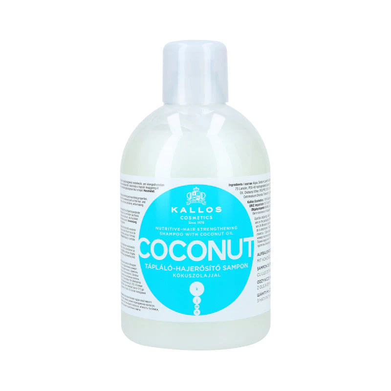 KALLOS KJMN Coconut Odżywczo-wzmacniający szampon do włosów 1000 ml