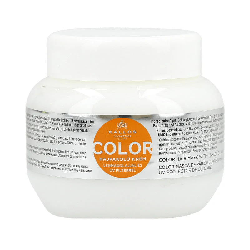 KALLOS KJMN Color Maska do włosów farbowanych 275 ml