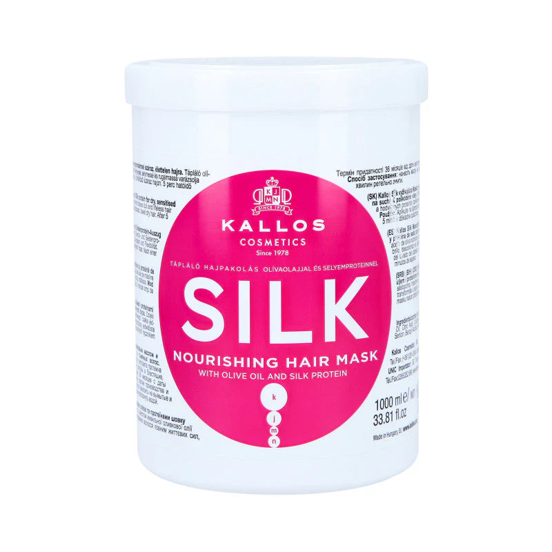 KALLOS KJMN Silk maska do włosów matowych 1000 ml