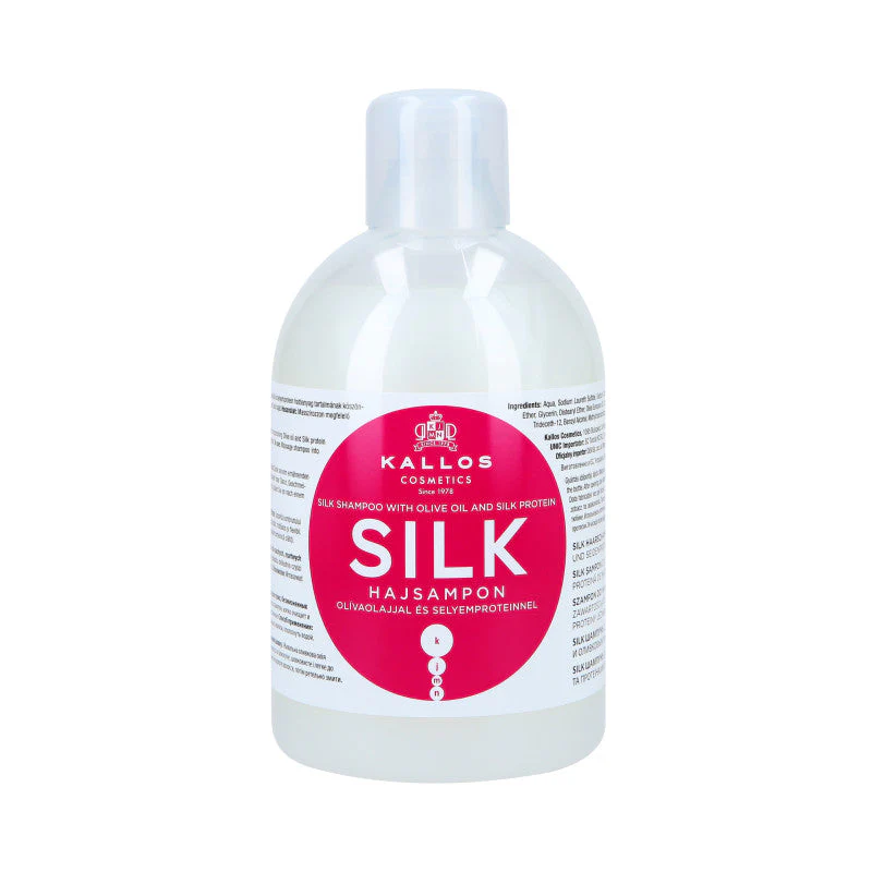 KALLOS KJMN Silk szampon do włosów zniszczonych 1000 ml