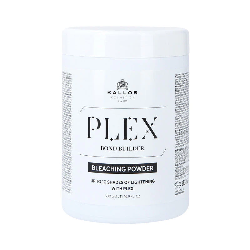 KALLOS PLEX BLEACHING POWDER Puder rozjaśniający do 10 tonów z Plex 500 ml