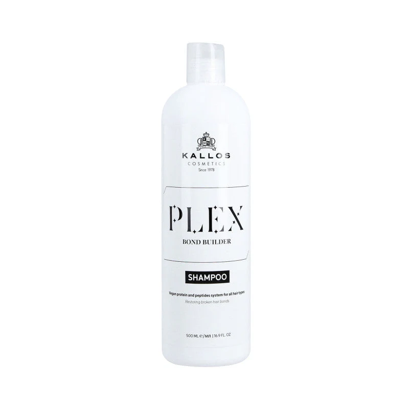 KALLOS PLEX BOND BUILDER Szampon do włosów z białkiem roślinnym i peptydami 500 ml