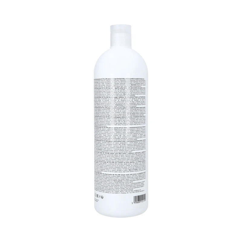 KALLOS PLEX NO YELLOW Fioletowy szampon do włosów blond kompleksem protein roślinnych i peptydów 1000 ml - Image 2