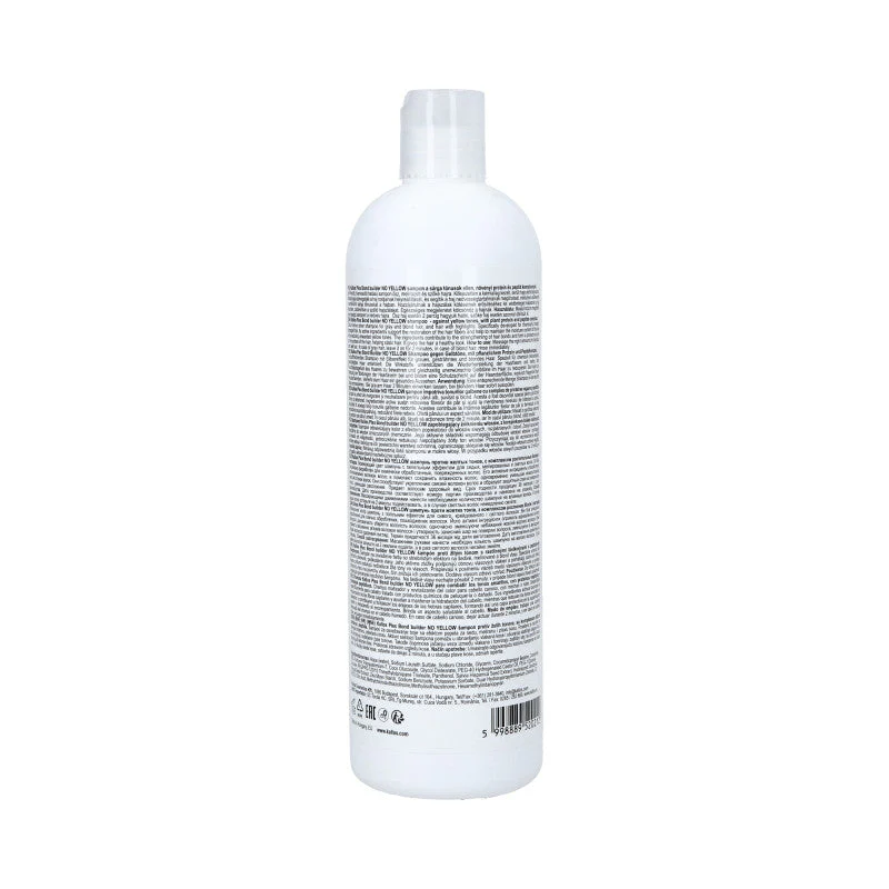 KALLOS PLEX NO YELLOW Fioletowy szampon do włosów blond kompleksem protein roślinnych i peptydów 500 ml - Image 2