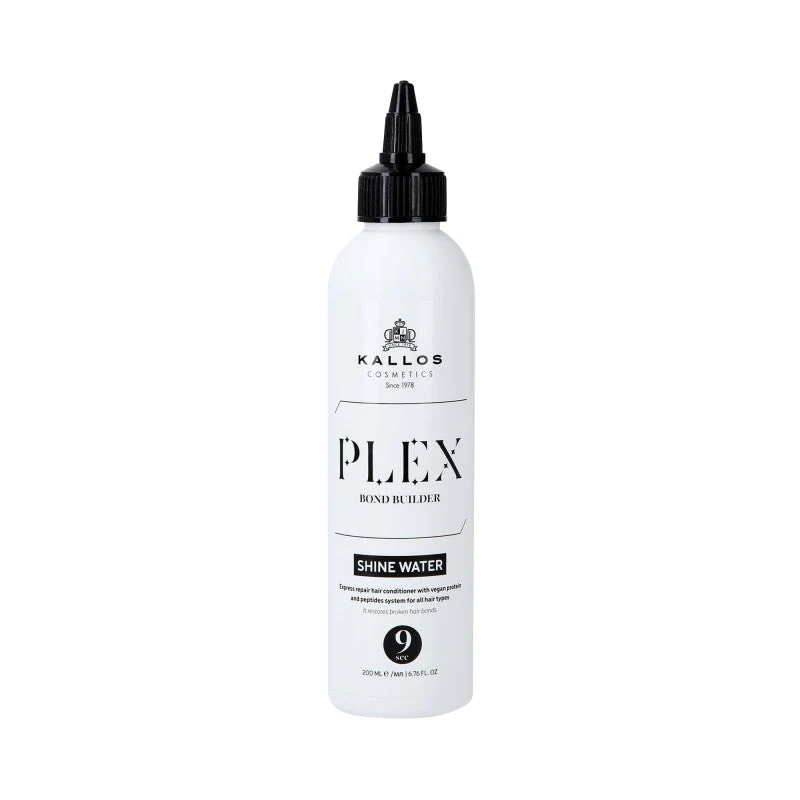 KALLOS PLEX SHINE WATER Kuracja regenerująca do włosów zniszczonych 200 ml