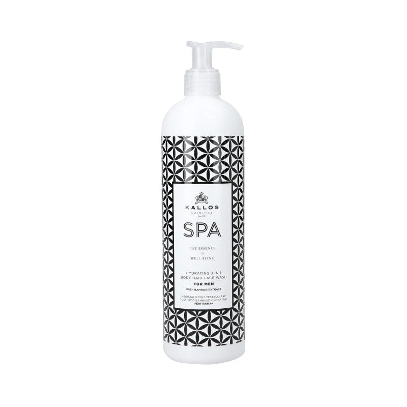 KALLOS SPA Nawilżający żel pod prysznic dla mężczyzn 3w1 500 ml