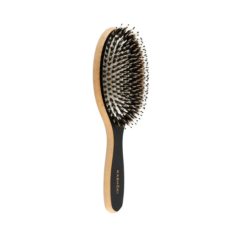 KASHŌKI Touch of Nature Drewniana szczotka do włosów – Oval - Image 2