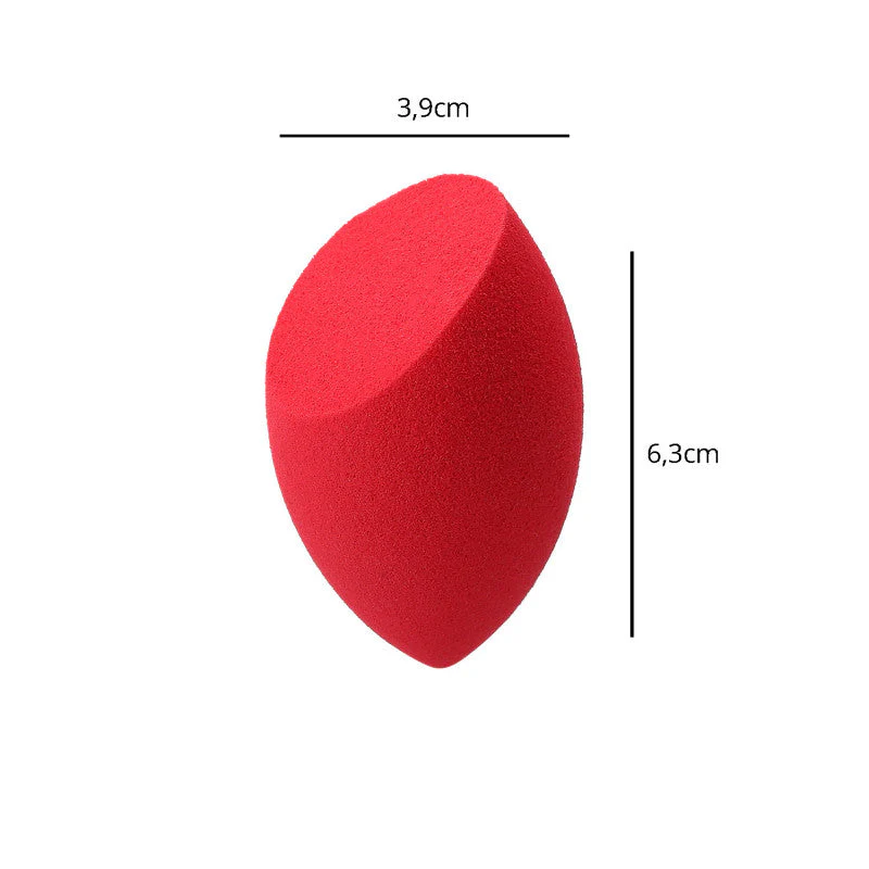 KASHŌKI Gąbka do makijażu, Olive cut, Czerwona - Image 2