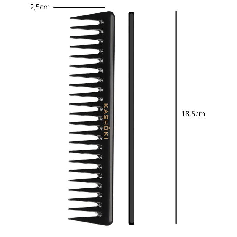 KASHŌKI Grzebień do gęstych i kręconych włosów YOUKO - Image 2