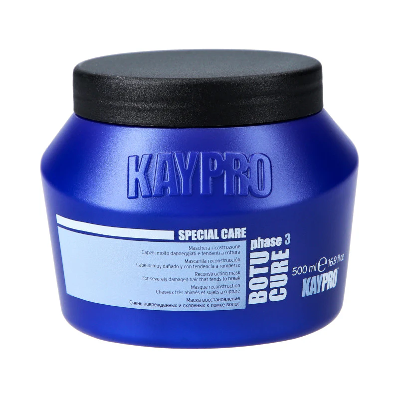 KAYPRO BOTU-CURE Intensywnie odbudowująca maska do włosów zniszczonych i po zabiegach chemicznych 500 ml