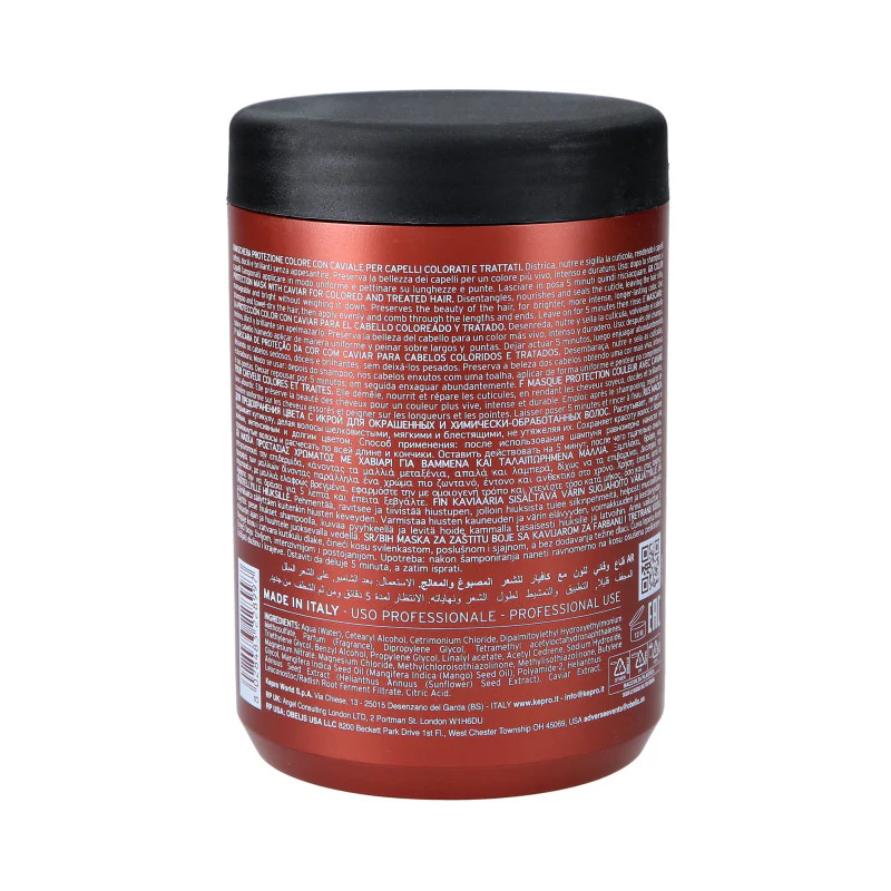 KAYPRO CAVIAR SUPREME Maska do włosów farbowanych przedłużająca intensywność koloru 1000 ml - Image 2