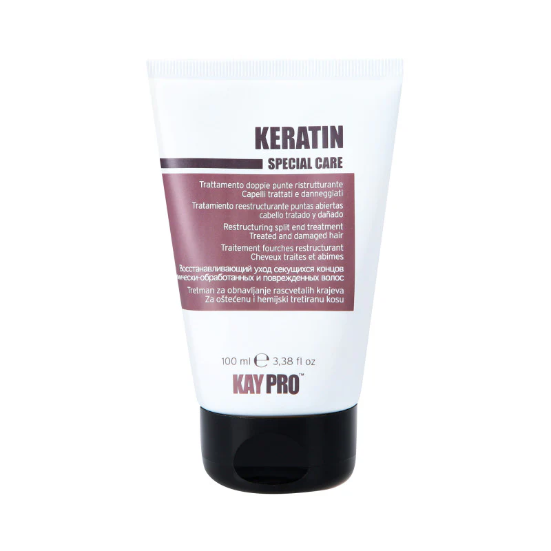 KAYPRO KERATIN Intensywnie regenerujący krem zapobiegający wykruszaniu się końcówek włosów 100 ml