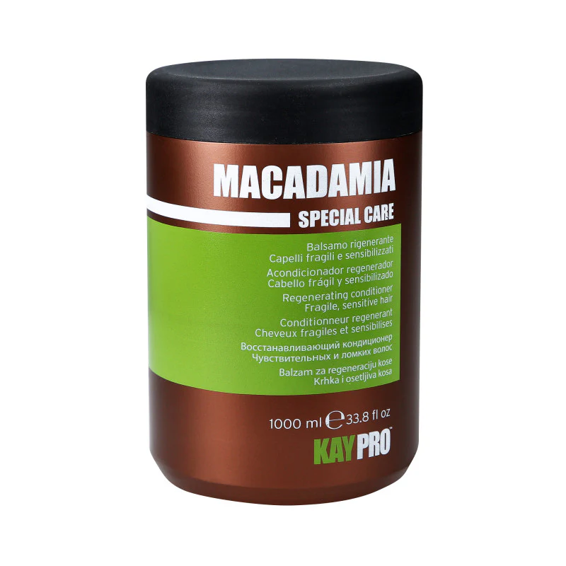 KAYPRO MACADAMIA Regenerująca odżywka do włosów cienkich i łamliwych 1000 ml