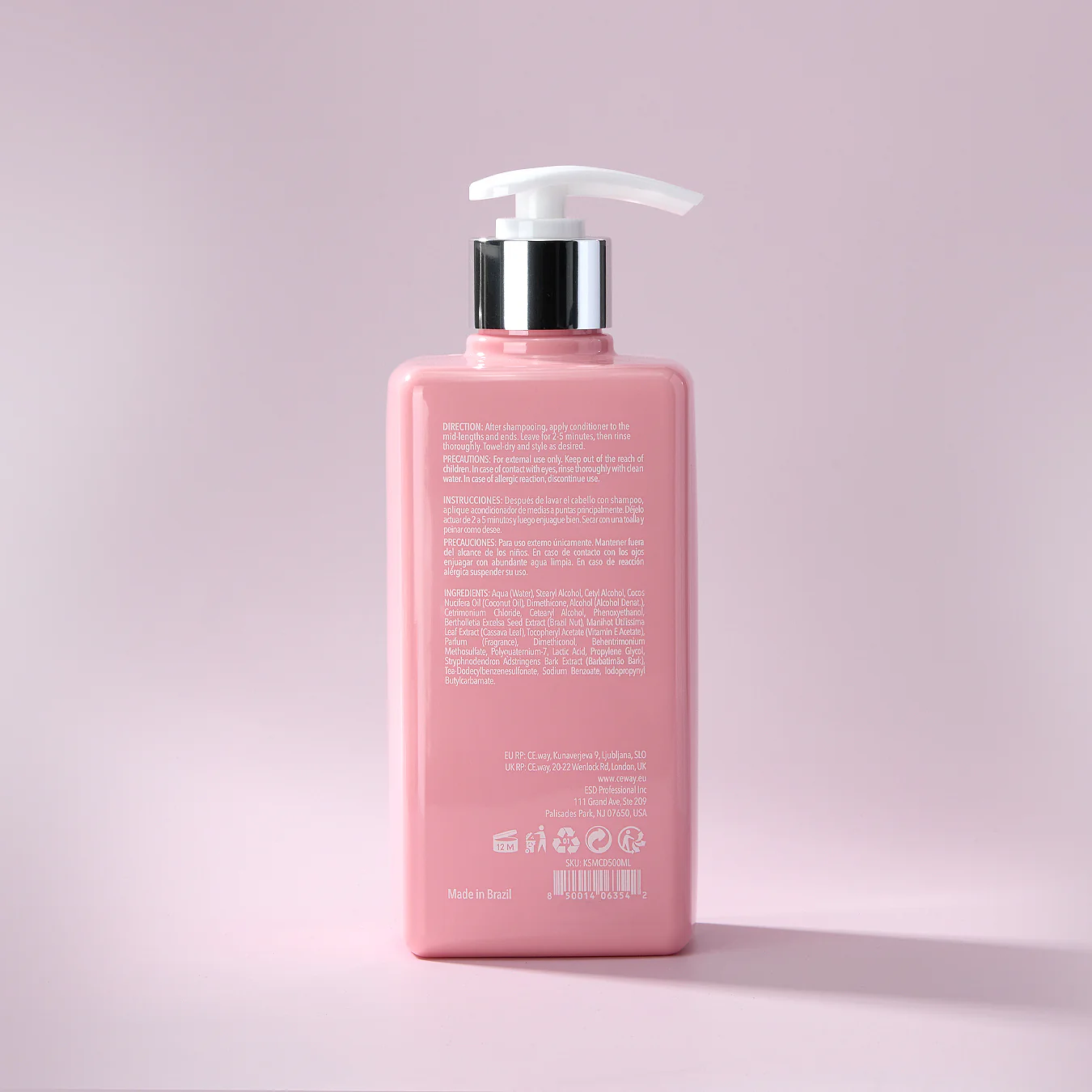 KERAPOD SMOOTH Odżywka wygładzająca do wszystkich rodzajów włosów 500 ml - Image 5
