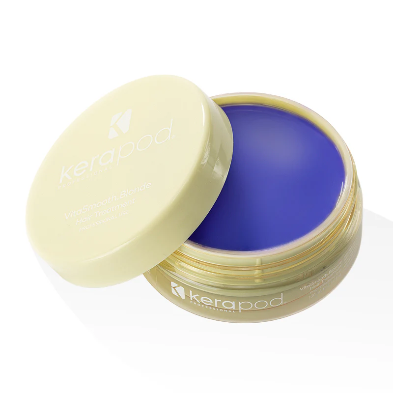 KERAPOD VITASMOOTH BLONDE STEP 2 Kuracja wygładzająca do włosów farbowanych blond i siwych 100 ml - Image 2