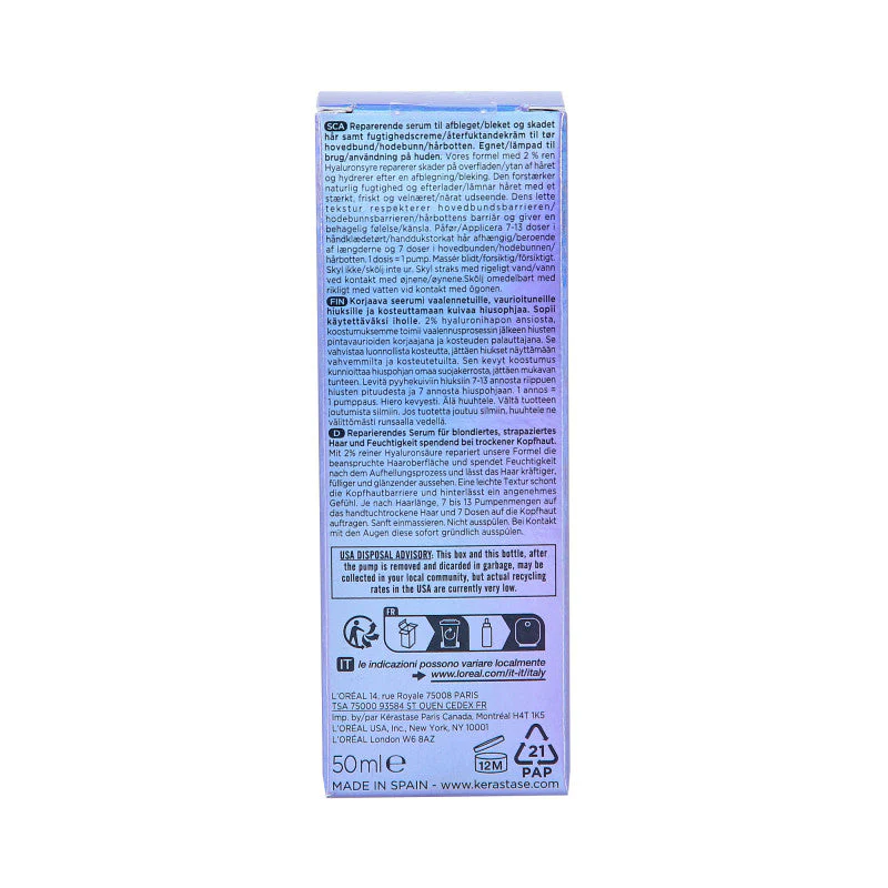 KÉRASTASE BLOND ABSOLU Nawilżająco-regenerujące serum do włosów blond i skóry głowy 50 ml - Image 3