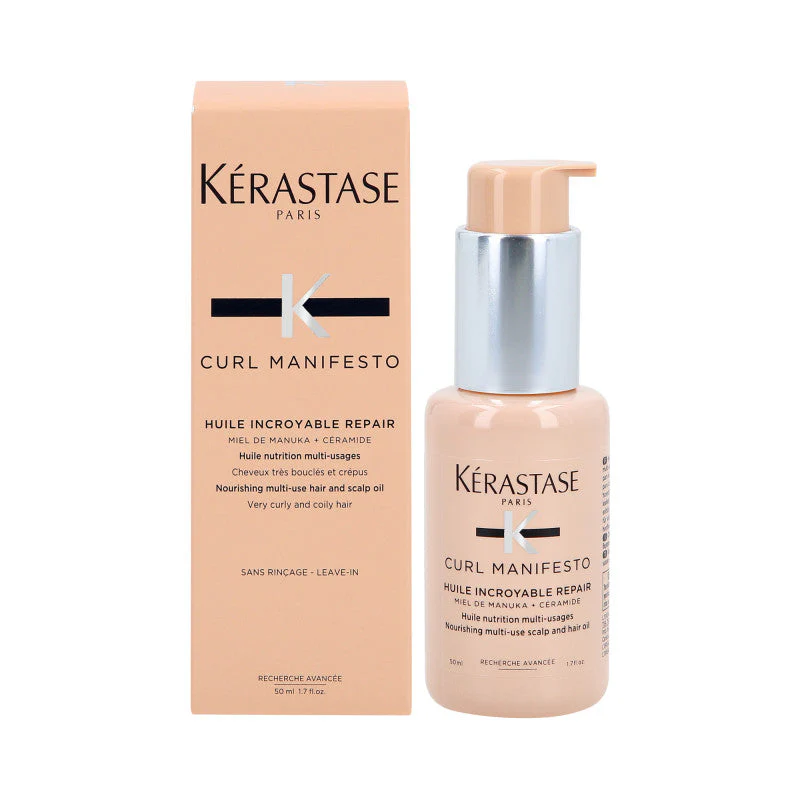 KÉRASTASE CURL MANIFESTO HUILE SUBLIME REPAIR Wielozadaniowy olejek do włosów kręconych i skóry głowy 50 ml