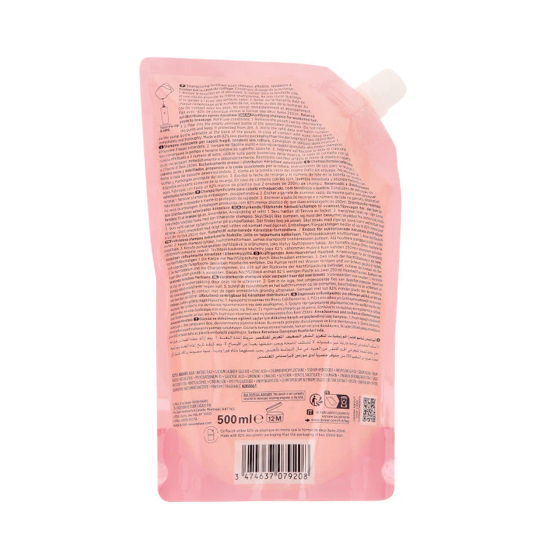 KÉRASTASE GENESIS BAIN REFILL Nawilżająco-wzmacniająca kąpiel do włosów uzupełnienie 500 ml - Image 2
