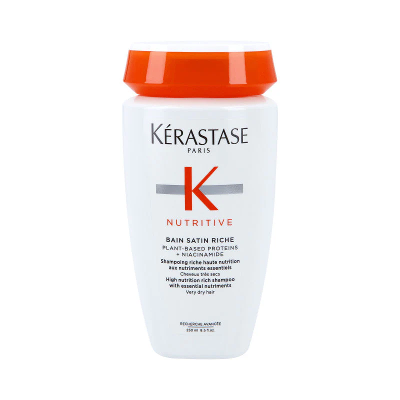 KÉRASTASE NUTRITIVE BAIN SATIN RICHE Wzbogacona kąpiel odżywcza do włosów bardzo suchych, normalnych i grubych 250 ml