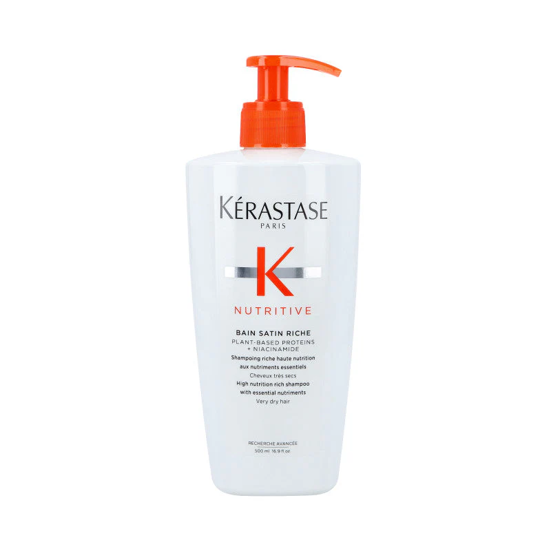 KÉRASTASE NUTRITIVE BAIN SATIN RICH Nawilżająca kąpiel do włosów bardzo suchych, uwrażliwionych 500 ml