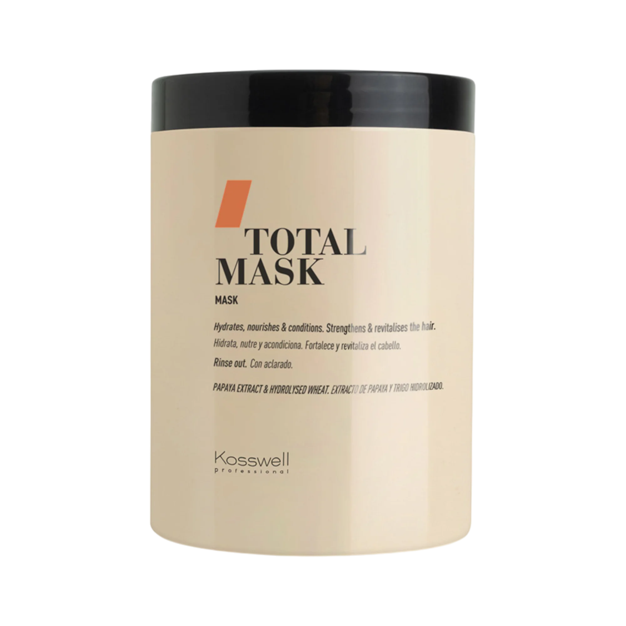 KOSSWELL TOTAL HYDRATING Intensywnie odżywiająca maska do każdego rodzaju włosów 1000 g