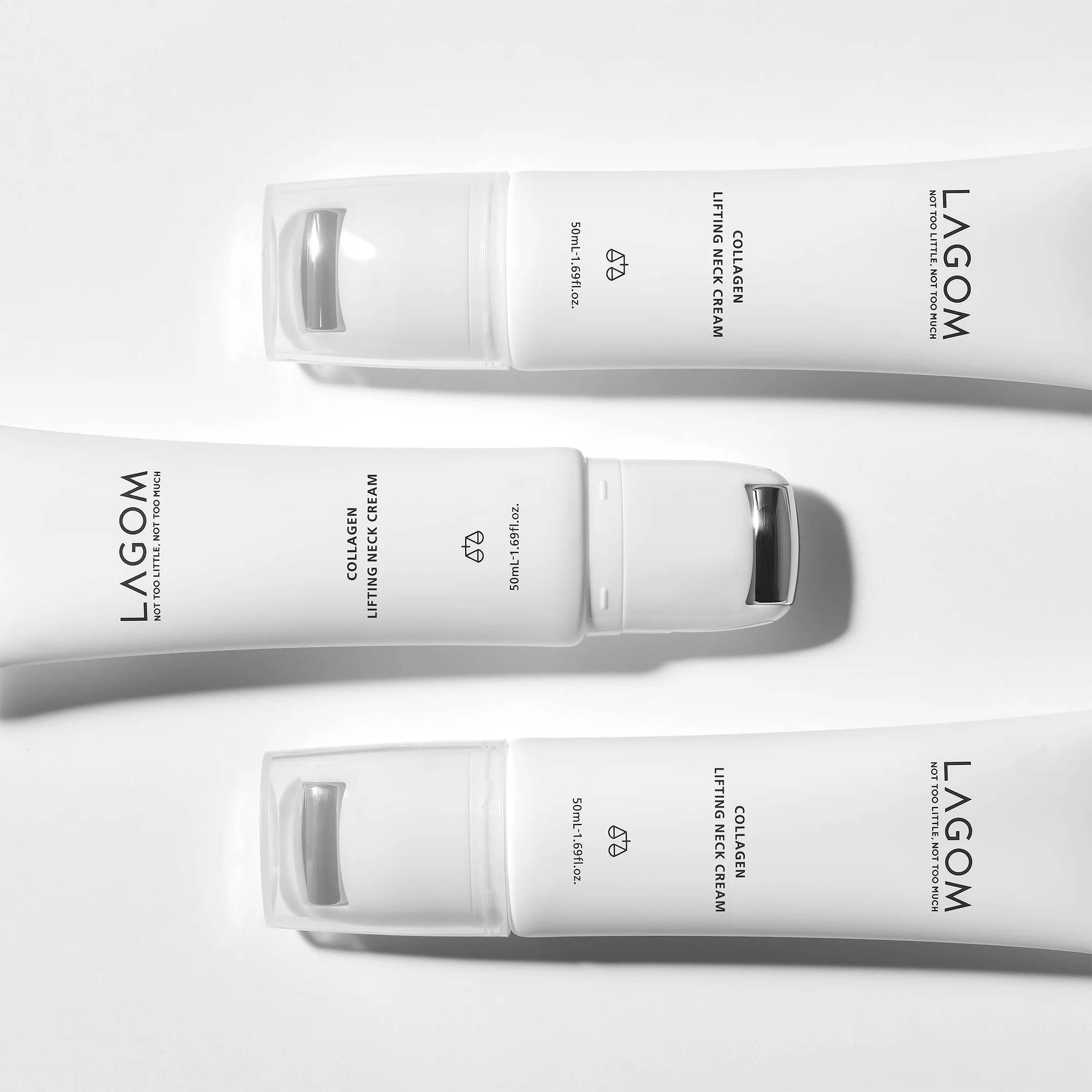 LAGOM COLLAGEN Liftingujący krem przeciwzmarszczkowy do skóry szyi i dekoltu 50 ml - Image 2