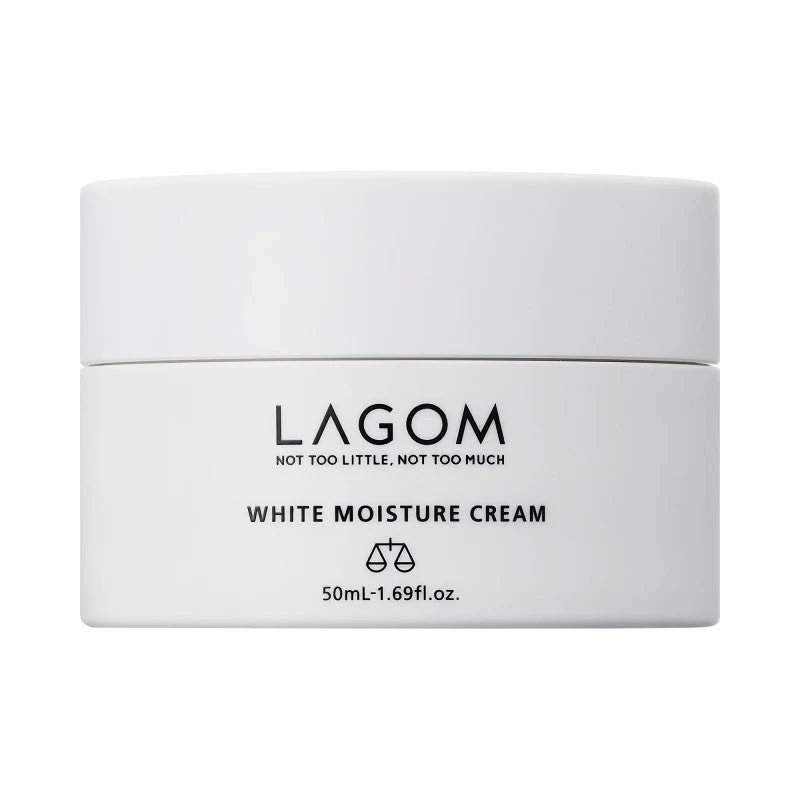 LAGOM WHITE Rozjaśniający krem nawilżający do skóry matowej i nierównomiernej 50 ml