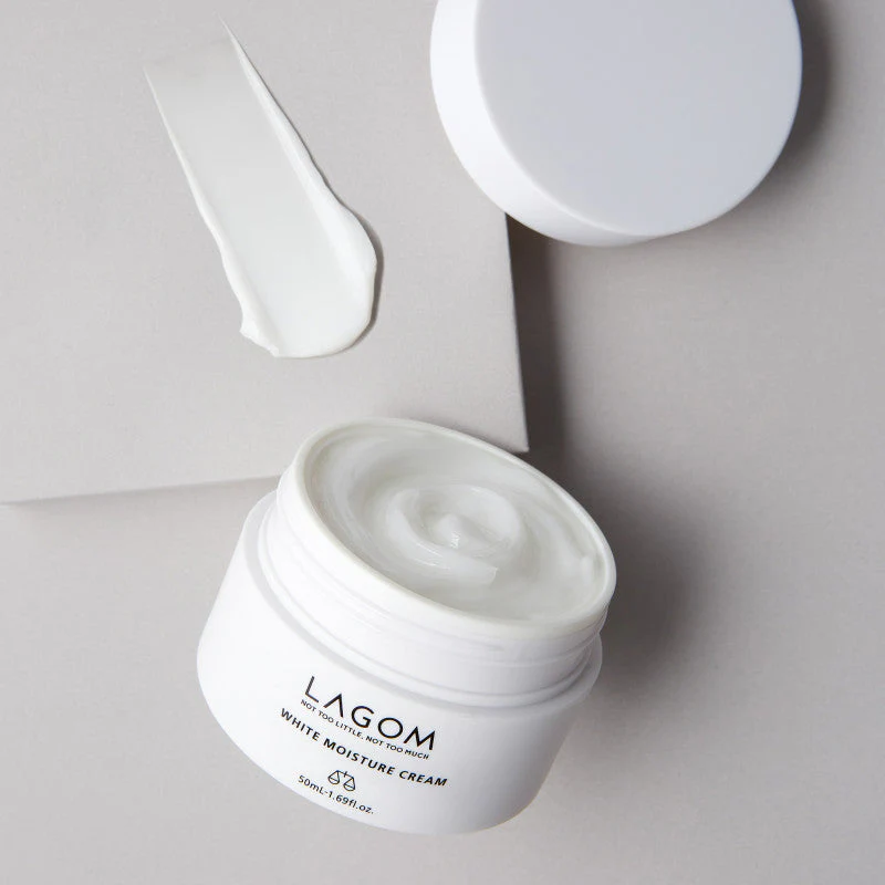 LAGOM WHITE Rozjaśniający krem nawilżający do skóry matowej i nierównomiernej 50 ml - Image 2