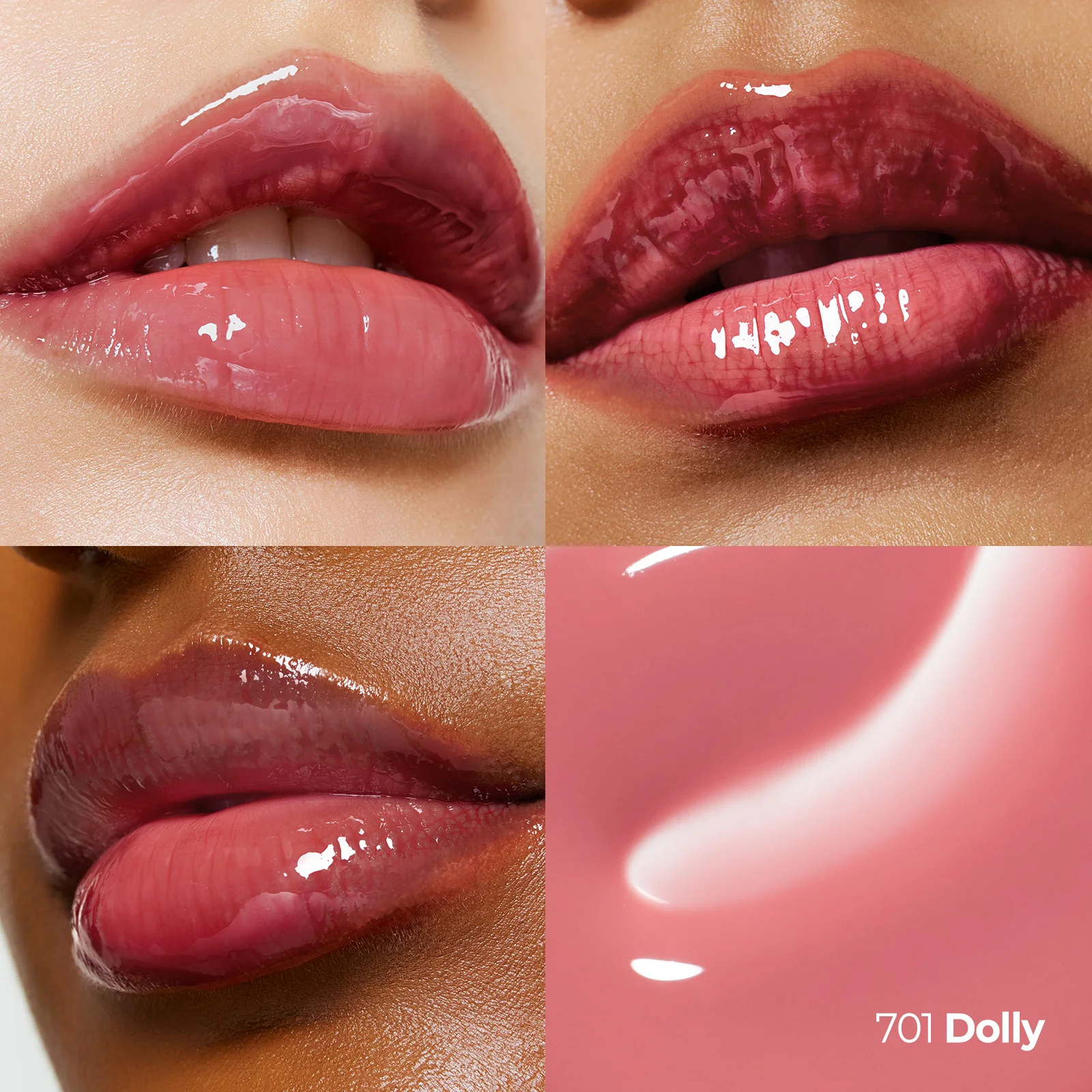 LAKA FRUITY LIP GLOTIONER Pielęgnujący błyszczyk do ust z efektem glossy glow 10 ml - Image 5