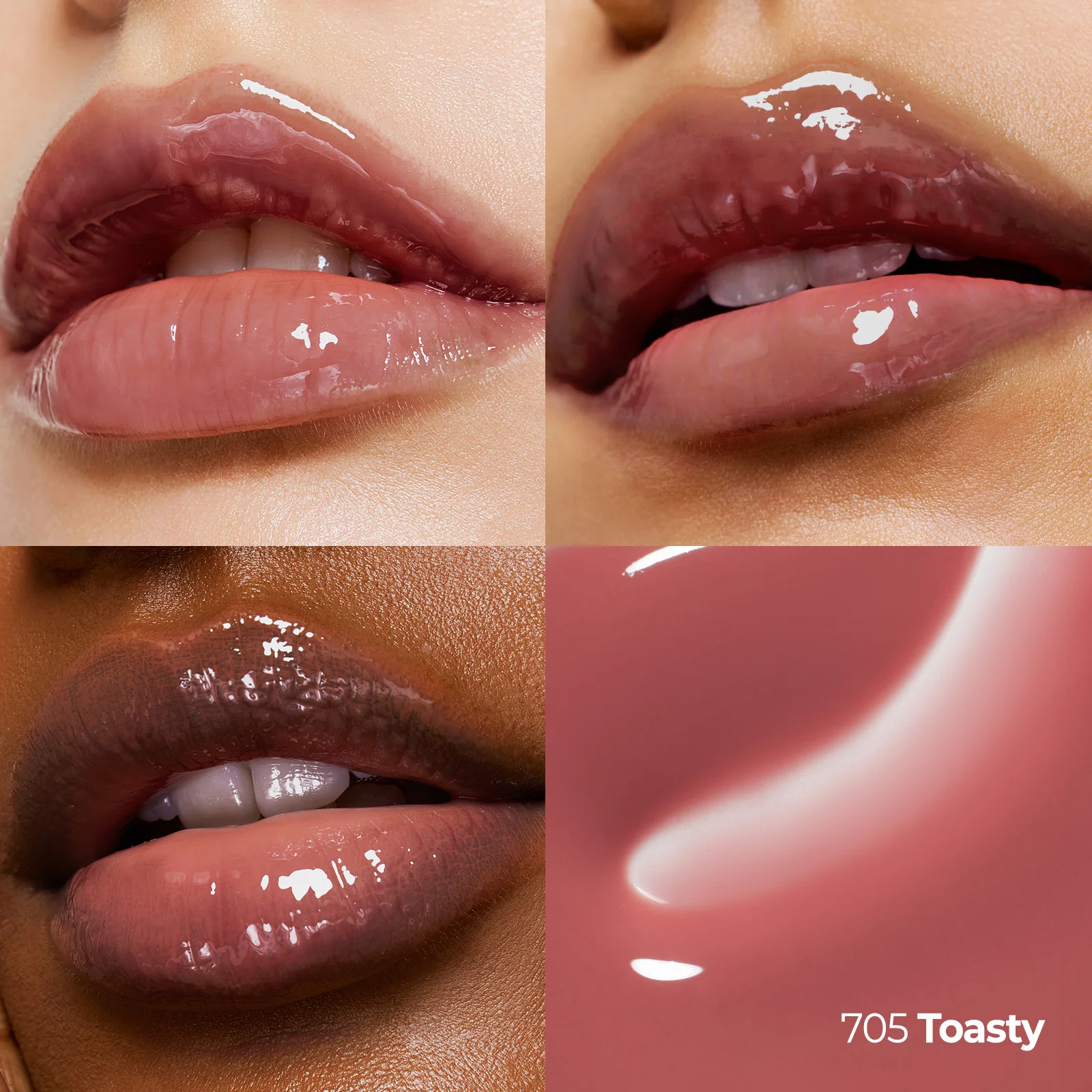 LAKA FRUITY LIP GLOTIONER Pielęgnujący błyszczyk do ust z efektem glossy glow 10 ml - Image 7