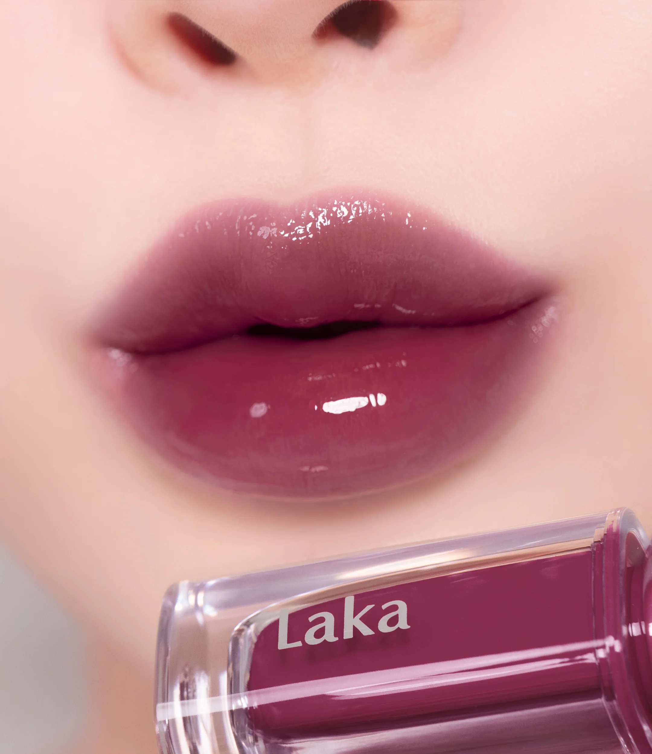 LAKA MAXI GLAYER TINT Błyszczący tint do ust z efektem warstwowego połysku 3,8 g - Image 4