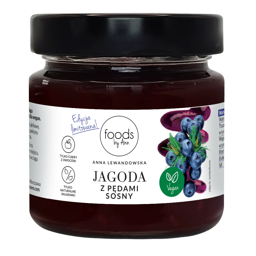 FOODS BY ANN Dżem jagoda z pędami sosny 200 g