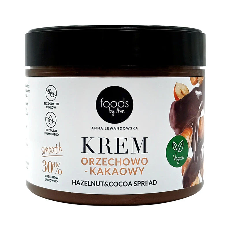 FOODS BY ANN SMOOTH Pasta czekoladowo-orzechowa 30% 250 g