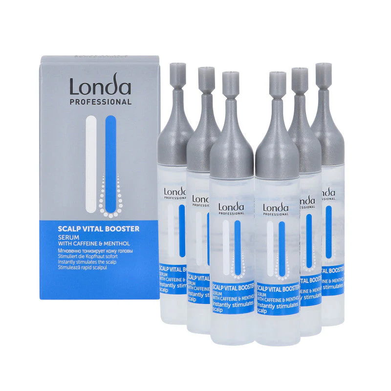 LONDA SCALP VITAL BOOSTER Wzmacniające ampułki stymulujące skórę głowy 6x9 ml