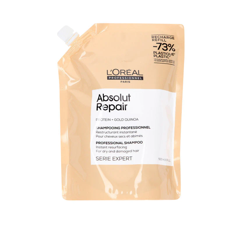 L’OREAL PROFESSIONNEL ABSOLUT REPAIR REFILL Gold Quinoa+Protein Szampon regenerujący 500 ml