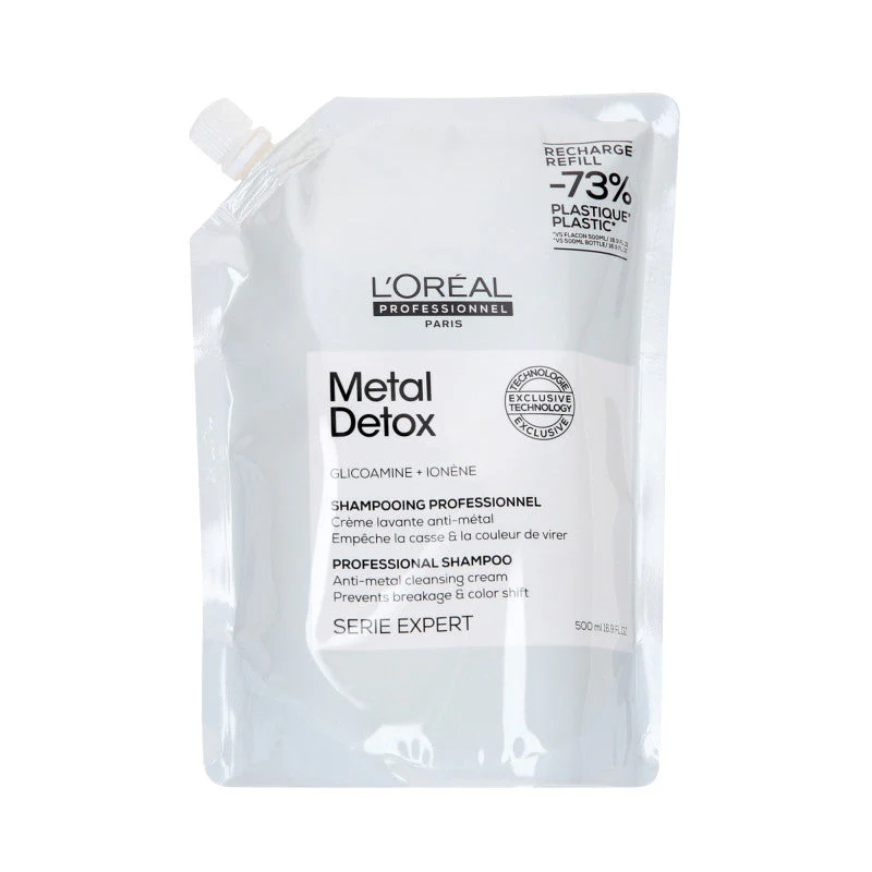 L’OREAL PROFESSIONNEL METAL DETOX REFILL Szampon do włosów farbowanych 500 ml