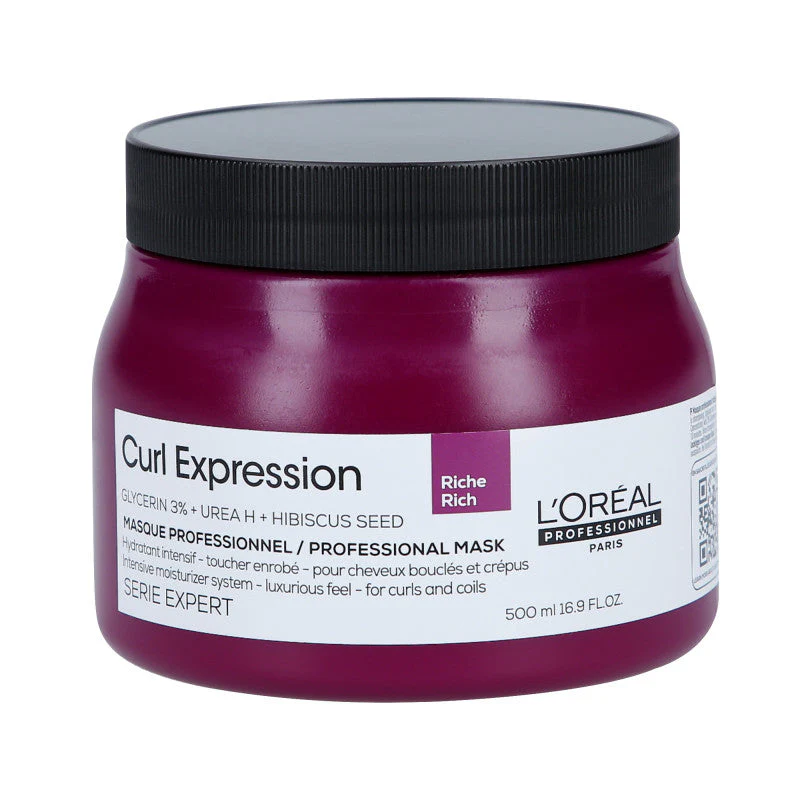 L’OREAL PROFESSIONNEL SERIE EXPERT CURL EXPRESSION RICH Intensywnie nawilżająca maska do włosów kręconych 500 ml